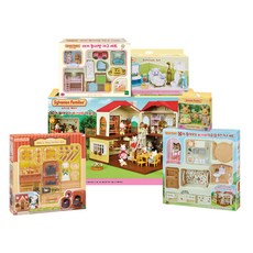 Sylvanian Families 森林家族 林家亮燈二層洋房全圖套裝, 1組