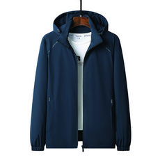 AOULS 男士休閒登山慢跑健身防風外套 #8827