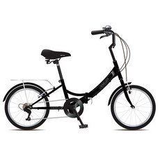 뮤트 아네사 20 미니벨로 접이식 자전거, 블랙 + 화이트, 137.8cm, 1개