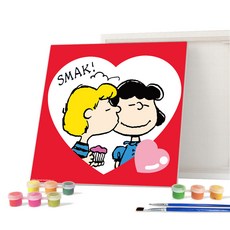 I LOVE PAINTING DIY 繪畫 20 x 20 厘米, 露西和施羅德, 1幅