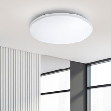 KUMHO Beongaepyo LED 壓克力圓形房間燈 無頻閃 60W, 白色(晝光色)