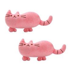 doongdoongpet 貓咪貓薄荷安撫玩偶, 粉紅色, 2個