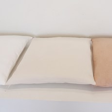 素色靠墊套, 棉白楊