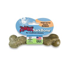 BarkBone 花生醬味中型犬磨牙玩具 M號, 棕色的, 1個