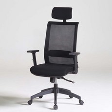 파파가구 클라우드 책상 사무용 의자, 블랙