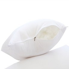 I'm Living 雲朵可調高低拉鍊枕芯, 白色, 1個