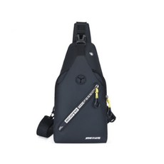 Bro Pic斜線拉鍊亮點露跟鞋, 黑色的