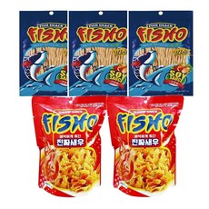 FiSHO 魚絲 醬油口味 15g 3入+蝦味餅 70g 2入, 185g, 1組
