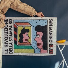 Mari Tsensen防滑玄關線圈防水PVC腳踏墊 灰色, 混色