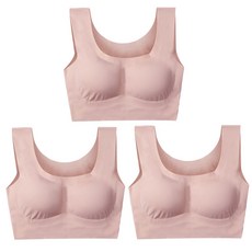 피치몰 심리스 노라인 누디 브라탑 3p