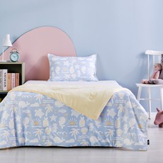 Modern House 3度涼超涼涼爽薄涼感莫代爾棉被 Hello Ocean, 藍色檸檬