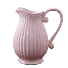 RIVER-GREEN 陶瓷握把花瓶, 粉色的