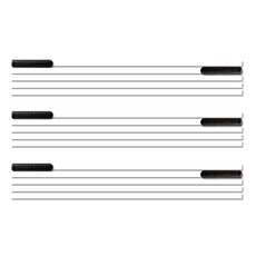 擴香棒 黑色尖頭 2入+白色 3入, 3套