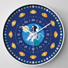 Teal Green 時分秒壁鐘, 太空人