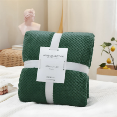 Domis 優質北歐風格簡約風法蘭絨大型毛毯