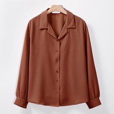 lemon soul V領彈力雪紡襯衫