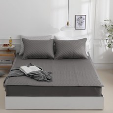 Inyx 純棉絎縫雙面床墊, 21.深棕色