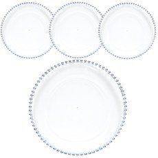 Plating盤子 銀色 32cm, 1件, 4個