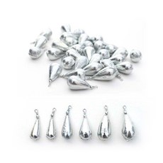 Sharon INC 水滴型轉環環保鉛錘 40入, 5個