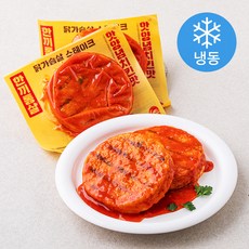 한끼통살 닭가슴살 스테이크 핫양념 치킨맛 (냉동), 100g, 5개입, 1개