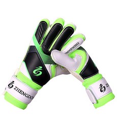 충격흡수에 강한 풋살 축구 골키퍼 글러브 양손착용, 그린, 1개
