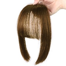 HiYuni 公主切瀏海髮片, 淺棕色, 1個