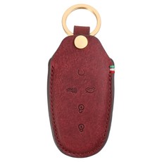 MORUN The New Grandeur / Sonata DM8 / Nexo / 同款5鍵用皮革智能鑰匙殼, 現代045, 珊瑚紅