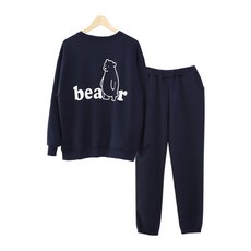 小熊哺乳衣長袖上下套裝