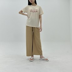 안다로미 여성용 렌티브 반팔 티셔츠