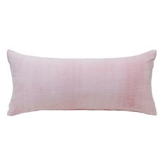 아날도바시니 유니크 투톤번아웃 극세사 등쿠션 솜포함, 핑크