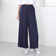 여성용 미드나잇코코 이지웨어 레이온 찰랑 통바지 J-2023040021