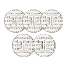 東大門鈕扣王 Ikane 鈕扣 23mm, 銀半光, 5個