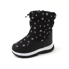 魯路修兒童雪花圖案加墊靴