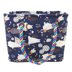 BUBBLYDAY 可瀝水沐浴袋 北極熊 海軍藍, 1個