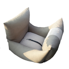 바비숑 반려동물 카시트 시즌2, 베이지, 1개