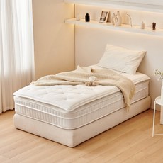 동서가구 설백 필로우탑 독립스프링 매트리스 방문설치, 370mm, 소프트