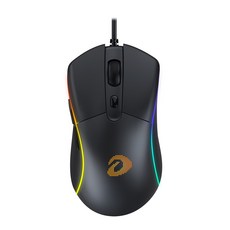 DAREU Storm 無孔超輕遊戲有線鼠標 65g, 黑色的, A960