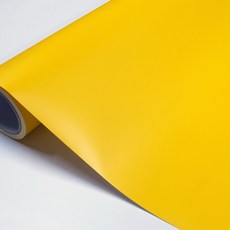 Decome 彩色素色壁貼, 黃色, 50 x 250 cm