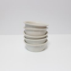 月鹽復古陶瓷感性馬格利酒杯 5件組, 04奶油白, 1套