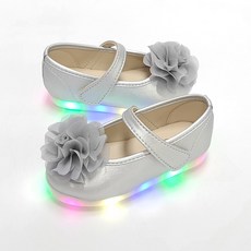 小腳掌 女童款泡泡LED平底鞋