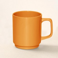 해피정 아즈텍 머그컵 400ml, 오렌지, 1개