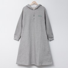위트선데이 기모 집업 후드 임산부 원피스