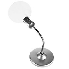 伸縮支架放大鏡, 銀色, 1個