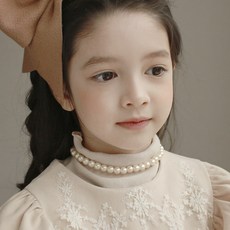 LuckyBambine 女童款Creamy珍珠項鍊