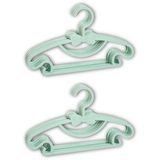 itgom 兒童用蝴蝶結衣架, 綠色, 20個