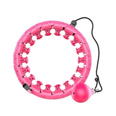 24節電子呼啦圈, 1公斤, 粉色的