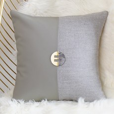 Moment 扣環灰色靠墊 CJ-MA31, 混合色