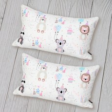 와이즈마마 순면 경추마이크로화이버 유아베개 2p, 라페스타