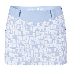 HALEY女款A字基本基本印花圖案裙 HU-WK1006BL01