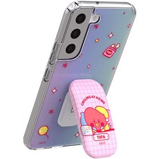 아이컬러즈 BT21 파티 타임 클릭 스탠드 톡 홀로그램 휴대폰 케이스